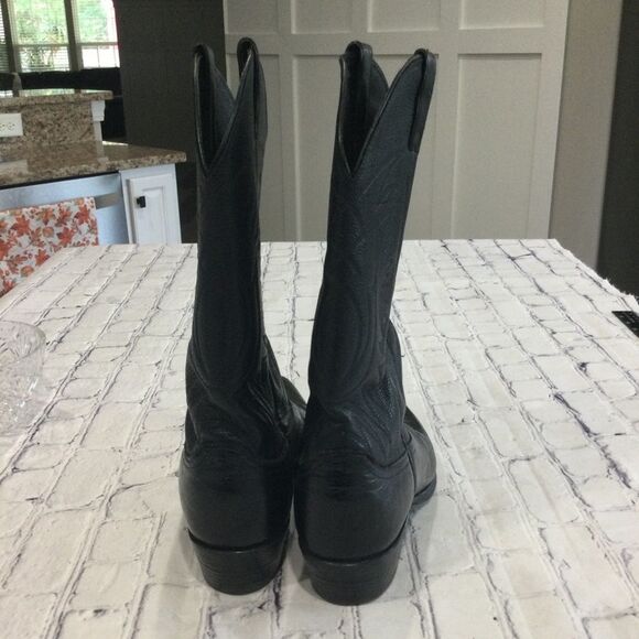 Justin Imperfect Western Boots Men’s Size 9 1/2 D Color Black Classic
